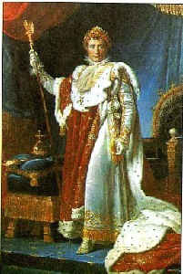 Наполеон I в коронационном костюме / худ. Ф. Жерар
